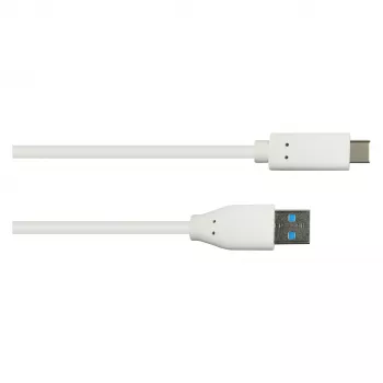 Good Connections 2831-AC010W - 1 m - USB A - USB C - USB 3.2 Gen 2 (3.1 Gen 2) - 10 Gbit/s - Baltas