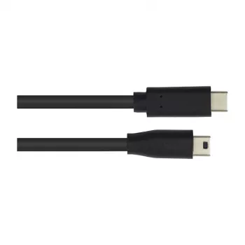 Laidas USB 2.0, USB-C™ kištukas į Mini B 5 kontaktų kištuką, juodas, 3 m, Good Connections (3310-CM030)