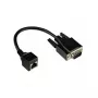Good Connections GC 4945-MF – adapterinis kabelis RJ45 lizdas > D-Sub 9 kontaktų kištukas, juodas, 0,1 m
