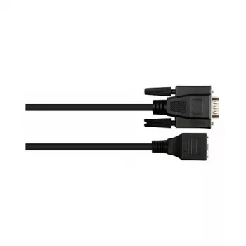 Good Connections GC 4945-MF – adapterinis kabelis RJ45 lizdas > D-Sub 9 kontaktų kištukas, juodas, 0,1 m