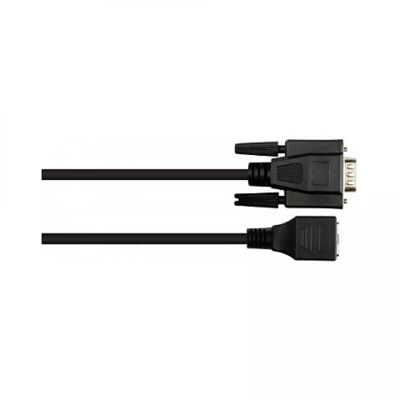 Good Connections GC 4945-MF – adapterinis kabelis RJ45 lizdas > D-Sub 9 kontaktų kištukas, juodas, 0,1 m