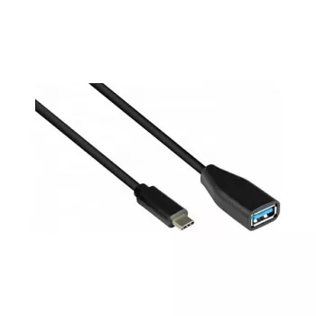 Good Connections 2811-OTG - 0,1 m - USB C - USB A - USB 3.2 Gen 1 (3.1 Gen 1) - 5000 Mbit/s - Juoda