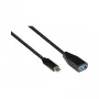 Good Connections 2811-OTG - 0,1 m - USB C - USB A - USB 3.2 Gen 1 (3.1 Gen 1) - 5000 Mbit/s - Juoda