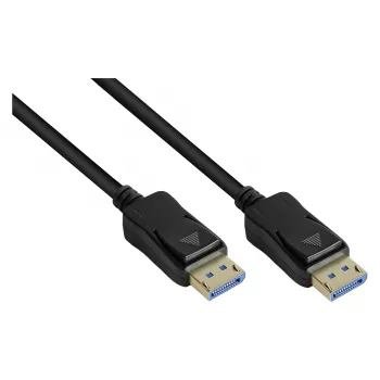 DisplayPort 2.0 laidas, 54 Gbit/s, UHBR 13.5, 4K @240Hz / 8K @60Hz, varinis laidininkas, juodas, 2 m, Good C (DP20-020)