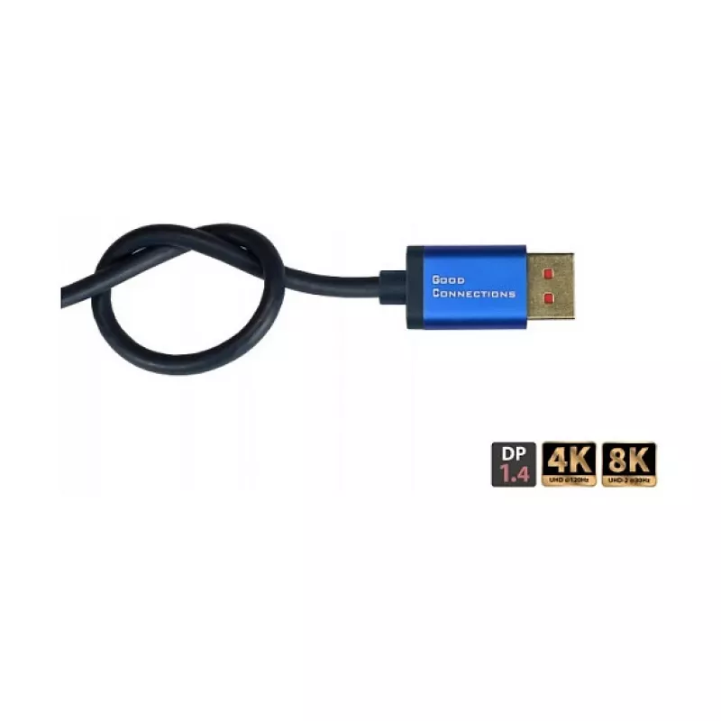 Alcasa SmartFLEX kabelis 5 m DisplayPort (vyriškas) – DisplayPort (vyriškas) 7680 x 4320 pikselių (4814-SF050B)
