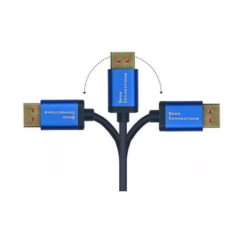 Alcasa SmartFLEX kabelis 5 m DisplayPort (vyriškas) – DisplayPort (vyriškas) 7680 x 4320 pikselių (4814-SF050B)