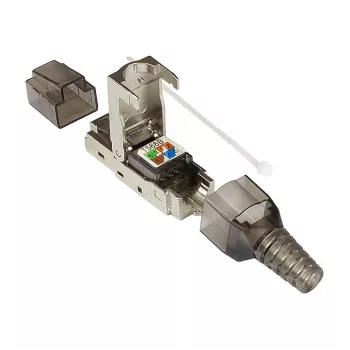Good Connections GC-N0147 - RJ-45 kištukas - juoda, sidabrinė, permatoma - tiesus - Cat6a - S/UTP (STP)