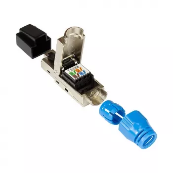 Good Connections RJ45 kištukas Cat. 8.1 beįrankis lauko montavimui STP ekranuotas metalinis