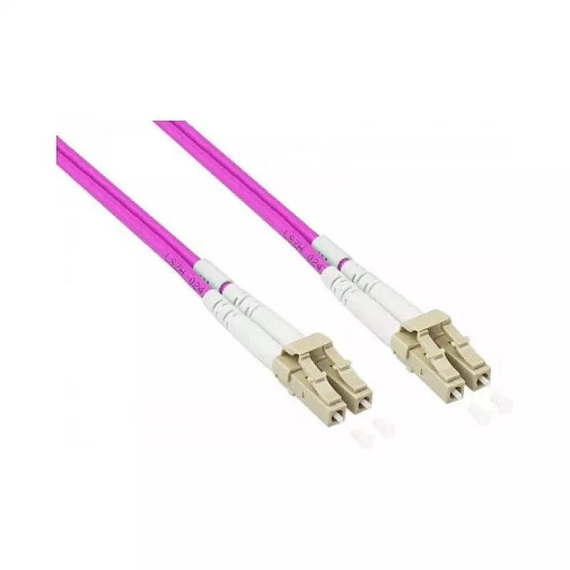 Patchkabel LWL Duplex OM4 PANZERKABEL (Multimode, 50/125) LC/LC, LSZH, Stahlarmierung und Nagetiersc (LW-P850LC4)
