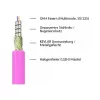 Patchkabel LWL Duplex OM4 PANZERKABEL (Multimode, 50/125) LC/LC, LSZH, Stahlarmierung und Nagetiersc (LW-P850LC4)