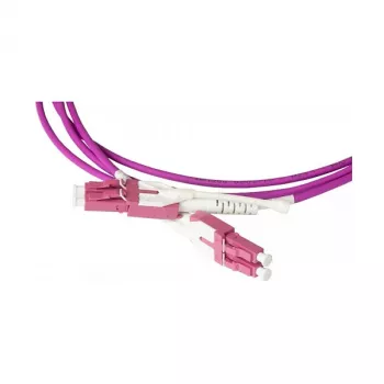 Šviesolaidinis kabelis LWL Duplex OM4 (daugiamodis, 50/125) LC/LC, UNIBOOT, LSZH, reversibilus poliškumas, atlaisvinimo liežuvėlis, 7,5 m, Good Connections® (LW-U8075LC4)