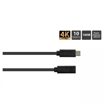 Good Connections GC 2831-CV005S - USB 3.1 laidas C-kištukas > C-lizdas 0,5 m - Laidas - Skaitmeniniai/duomenys