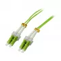 Synergy 21 S215495 Skaidulinis optinis kabelis 1 m OM5 2x LC Žalias