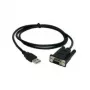 USB - RS-232 laidas EXSYS EX-1301-2F 1,8 m juodas