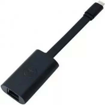 Dell tinklo adapteris USB-C Gigabit Ethernet juodas, skirtas Latitude 5285 2-in-1, 5289 2-in-1, 7389 2-in-1, XPS 12 9250, 13 93XX, 15 95XX (50M44)