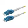 ROLINE LWL-Cable UNIBOOT vienmodis 9/125µm OS2 LC Duplex 0,5m