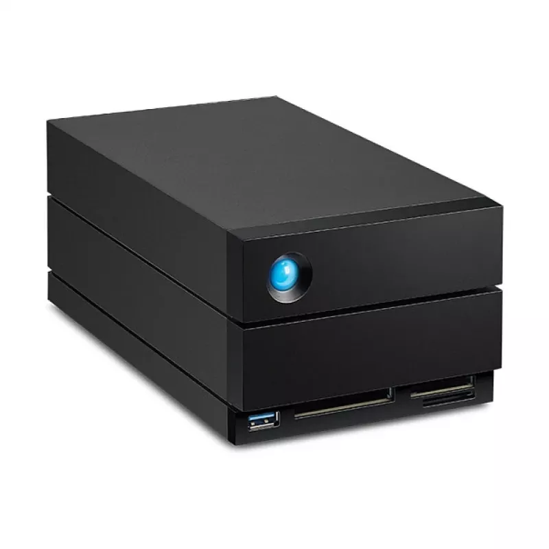 LaCie 2big Dock v2 60TB stalinis diskų masyvas, 2 lizdų HDD saugykla