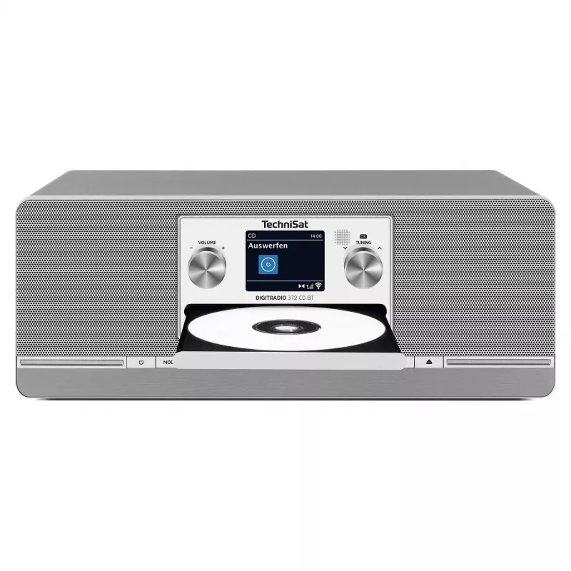 TechniSat DIGITRADIO 372 CD BT virtuvinis radijas su CD grotuvu, DAB+, FM, Bluetooth, antracitinis-sidabrinis