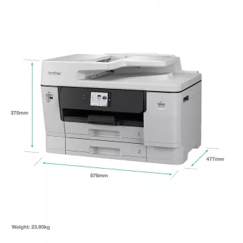 Daugiafunkcis rašalinis spausdintuvas Brother MFC-J6960DW — A3, 1200 x 4800 dpi, 31 ppm, Wi‑Fi, Ethernet, Duplex