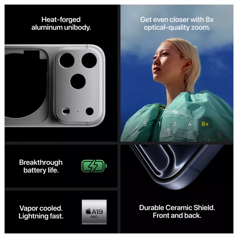 Apple iPhone 17 Pro giliai mėlynas - išmanusis telefonas - 256 GB