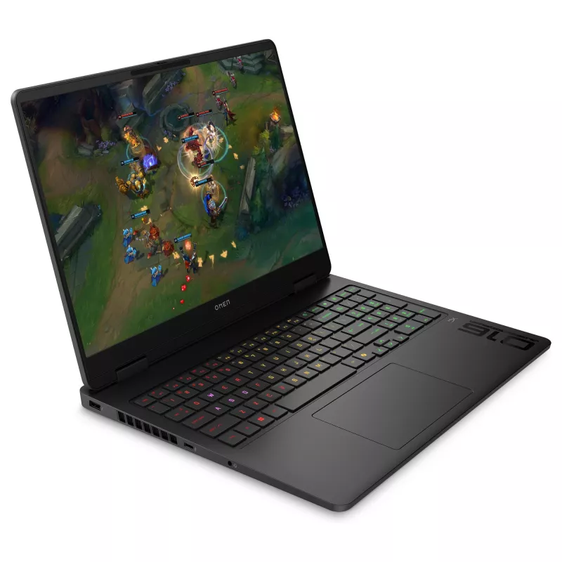 HP OMEN 16-ap0174ng - 40,60 cm (16 inch) žaidimų nešiojamas kompiuteris, Ryzen 9 8940HX, 16 GB RAM, 1 TB SSD, RTX 5060, WUXGA IPS 144 Hz, Windows 11 (BZ8E1EA#ABD)