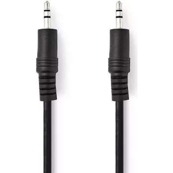 Nedis stereo garso laidas | 3,5 mm kištukas | 3,5 mm kištukas – nikeliuotas | 1,00 m | Apvalus | Juodas | Dėžutėje