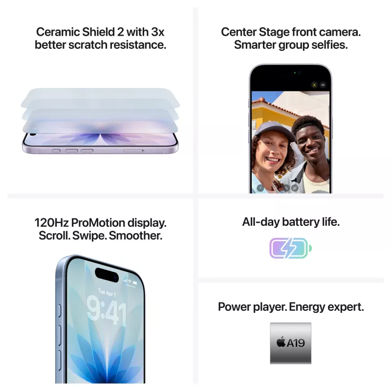 Apple iPhone 17 juodas - išmanusis telefonas - 256 GB