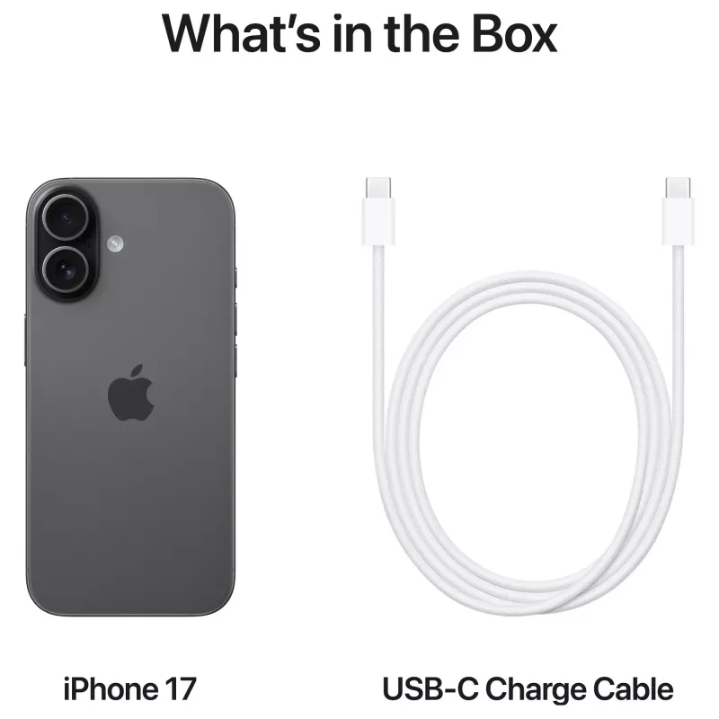 Apple iPhone 17 juodas - išmanusis telefonas - 256 GB