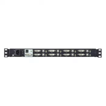 KVM jungiklis ATEN 8 prievadų 17.3 colio DVI Full HD LCD