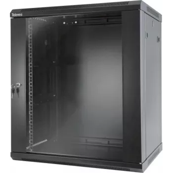 Televes MSR1915B - sieninis stovas - 17U - 60 kg - užrakinamas skląstis - 33 kg - Juoda