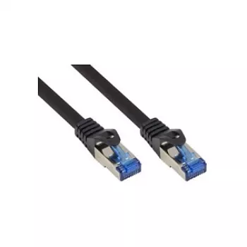 Alcasa 8060-SF100S tinklo kabelis 10 m Cat6a S/FTP (S-STP) juodas (8060-SF100S)