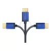 Good Connections 4521-SF020B - 2 m - HDMI Type A (standartinis) - HDMI Type A (standartinis) - 48 Gbit/s - garso grįžtamasis kanalas (ARC) - mėlyna