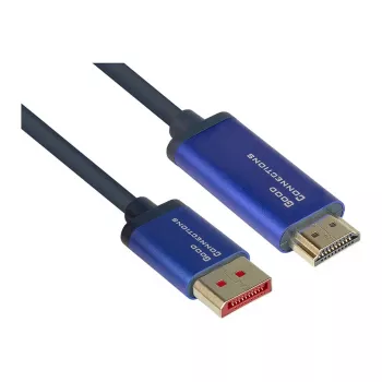 Alcasa 4860-SF010B vaizdo kabelis-adapteris 1 m DisplayPort HDMI mėlynas (4860-SF010B)