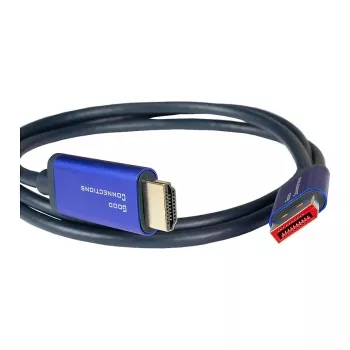 Alcasa 4860-SF010B vaizdo kabelis-adapteris 1 m DisplayPort HDMI mėlynas (4860-SF010B)