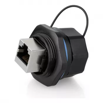 Alcasa IC06-R103 - RJ45 jungtis - Juoda - Varis - Plastikas - Silikagelis - IP65 - IP67 - -40 - 80 °C