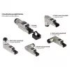 RJ45 kištukas Cat. 6A, beįrankis, STP ekranuotas, metalinis, 5 krypčių, Good (GC-N0165)
