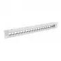 EFB-Elektronik skirstomasis skydas Patchpanel 48,30 cm (19 inch) 1HE, 24 prievadų, pilkas, be keystone