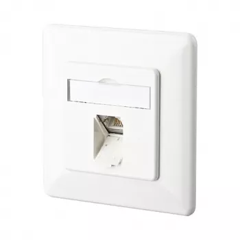 METZ CONNECT BTR E-DAT C6 8(8) UP - RJ-45 lizdas, įmontuojamas - gryna balta, RAL 9010 (1307371002-I)