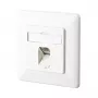 METZ CONNECT BTR E-DAT C6 8(8) UP - RJ-45 lizdas, įmontuojamas - gryna balta, RAL 9010 (1307371002-I)