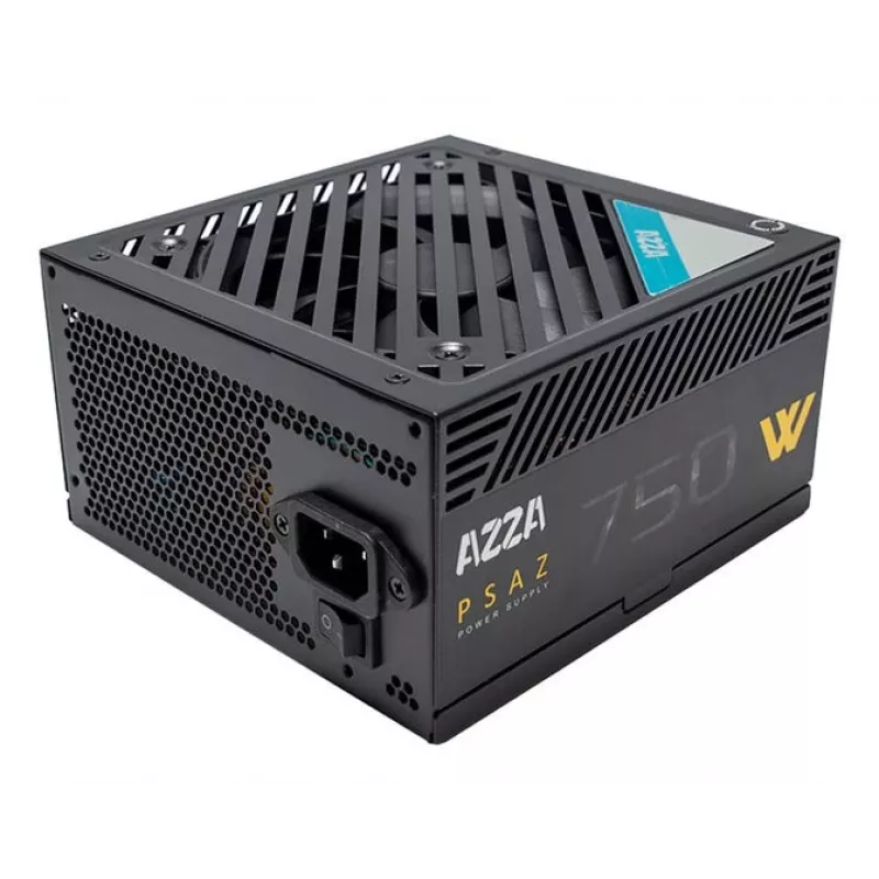 AZZA PSAZ-750W 750 W maitinimo blokas ATX 80 PLUS Bronze juodas, nemodulinis
