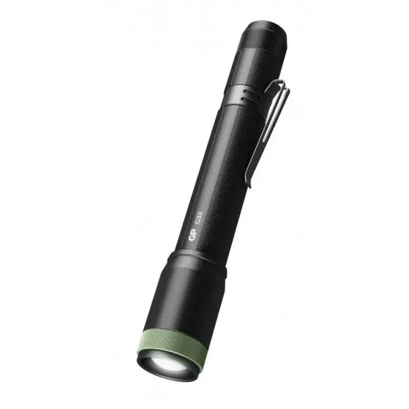 Rankinis žibintuvėlis GP Lighting C33 juodas/žalias