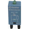 FINDER LED indikatorius su slopinimo diodu ant gnybto A1, LED žalias, 99.80.9.024.99 (9980902499)
