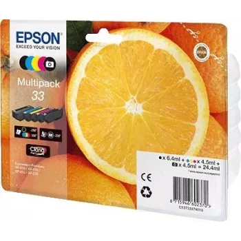 Originalus Epson rašalo kasetės rinkinys C13T33374011/33 Multipack BK PBK C M Y