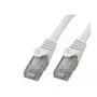 Tinklo kabelis M-Cab 3928 0,5 m Cat6 U/UTP RJ-45 Baltas