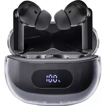 Intenso Buds Earphone Plus T310AE juodos spalvos belaidės ausinės True Wireless Stereo (TWS) į ausį skambučiams/muzikai/sportui/kasdieniam naudojimui USB Type-C Bluetooth juodos (3720310)