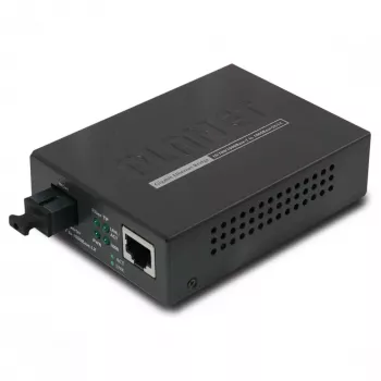 Planet GT-806B15 – Medijos keitiklis, Gigabit Ethernet, 10/100/1000Base-T į 1000Base-LX, 15 km, RJ-45 / SC