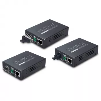 Planet GT-806B15 – Medijos keitiklis, Gigabit Ethernet, 10/100/1000Base-T į 1000Base-LX, 15 km, RJ-45 / SC