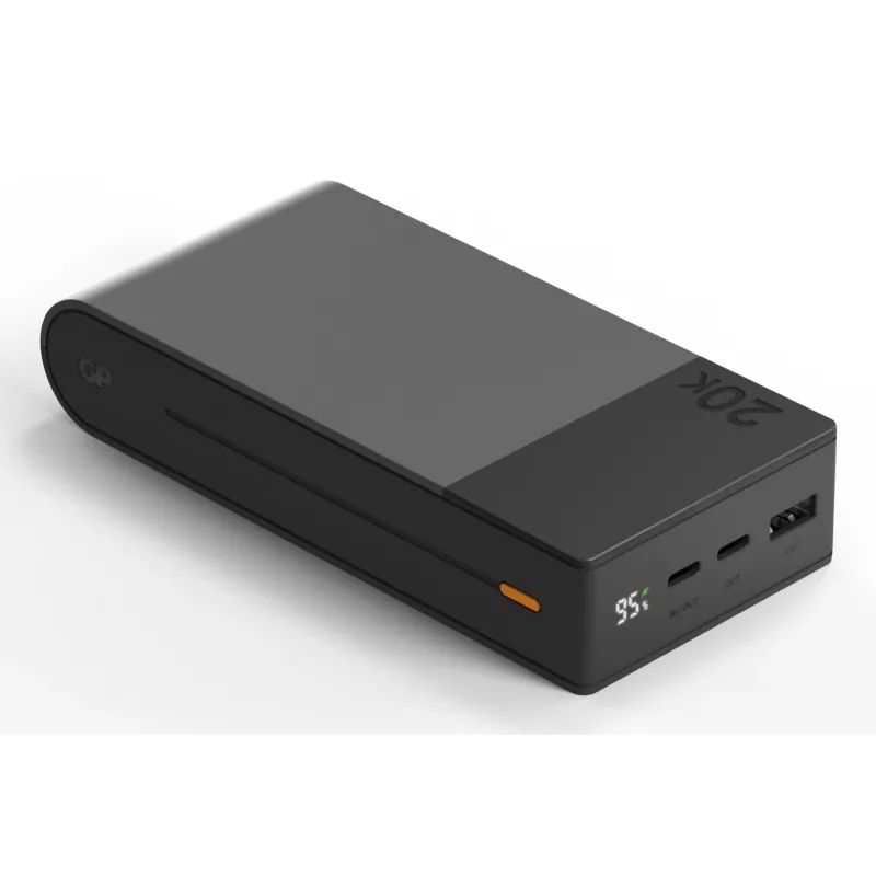 GP PowerBank M2+ 20C 20000mAh 2xUSB-C/1xUSB-A juodas LED indikatorius (GPPBM20CGYMSR287)