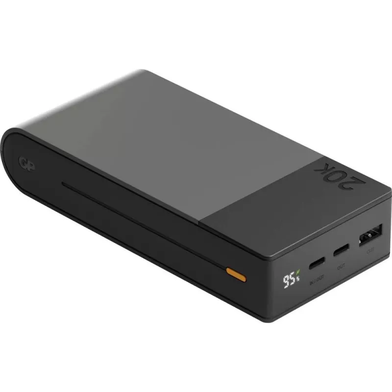 GP PowerBank M2+ 20C 20000mAh 2xUSB-C/1xUSB-A juodas LED indikatorius (GPPBM20CGYMSR287)