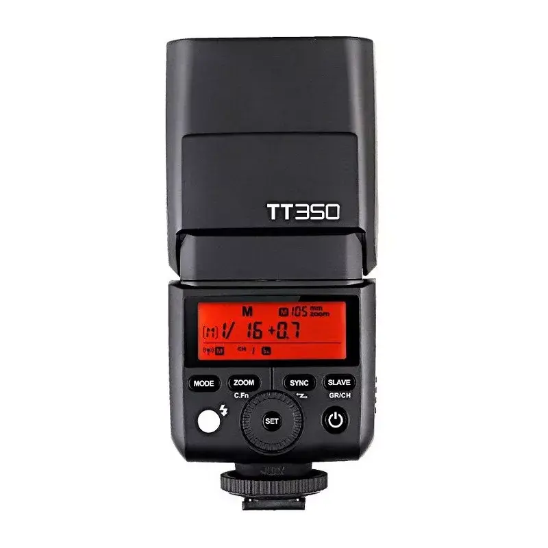 Blykstė Godox TT350F juoda 2.2 s įkrovimo laikas AA baterijos
